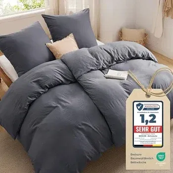 BEDSURE Bettwäsche Set 4teilig (135x200, ÖKO-TEX) für 17,99 € inkl. Prime-Versand (statt 36,00 €)