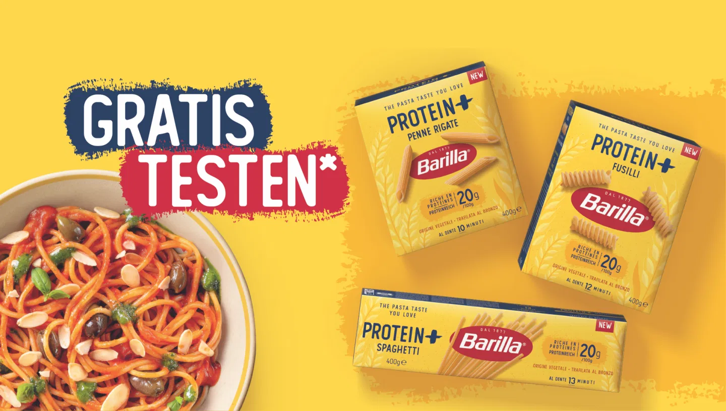 Barilla Protein Pasta Gratis Testen Dank Cashback