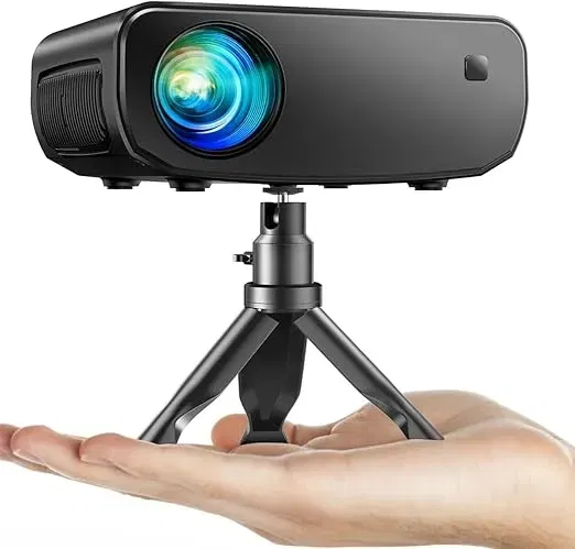 Schnäppchen, Deals Und Rabattcodes Des Tages - Beamer Elephas 2025 Upgraded Wifi Mini Beamer 15000 Lux 1080P Hd Portable Beamer Kompatibel Mit Iphone/Android/Tablet/Hdmi/Tv-Stick/Usb Stativ Inklusive