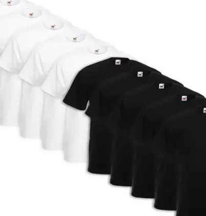 Schnäppchen, Deals Und Rabattcodes Des Tages: 48% Rabatt Auf 10Er-Pack Fruit Of The Loom Herren T-Shirts