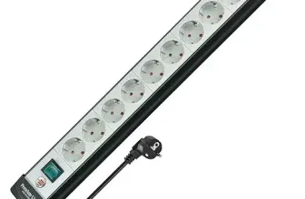 Brennenstuhl Premium-Line Steckdosenleiste 10-Fach (Mehrfachsteckdose mit Schalter und 3m Kabel – 45° Winkel) für 15,49 € inkl. Prime-Versand (statt 21,43 €)