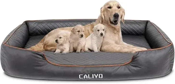 CALIYO Orthopädisches Hundebett Grosse Hunde (127×97×18CM Schwarz) ab 41,99 € inkl. Versand (statt 69,99 €)