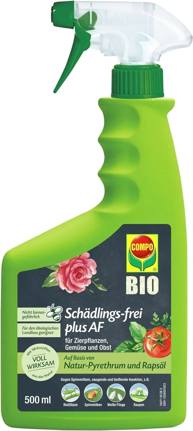 COMPO Schaedlings frei plus AF Spray gegen Blattlaeuse Schildlaeuse
