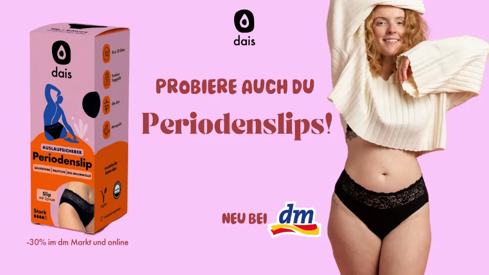 Cashback auf dais Periodenslips Schnäppchen, Deals Und Rabattcodes Des Tages - Cashback Auf Dais Periodenslips