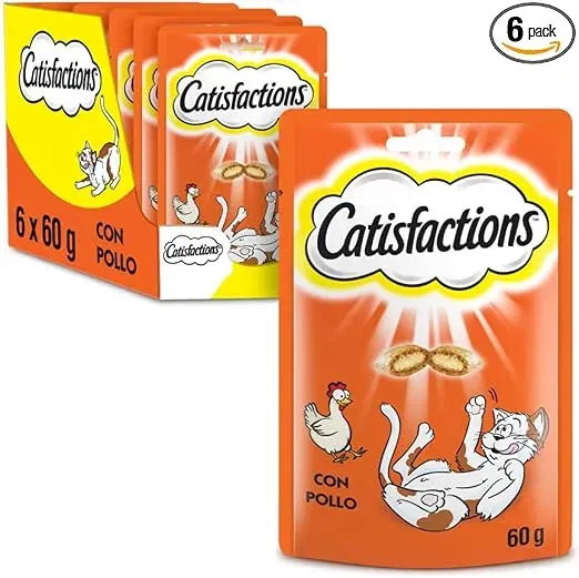 Catisfaction Cat Awards Huehnergeschmack 6 X 60G Packung