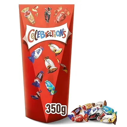 Celebrations Pop Geschenkbox Mini Schokoriegel Mix Snickers Twix Und Mehr Neue Geschenkverpackung Mit Praktischer Oeffnung 1 X 350G Packung