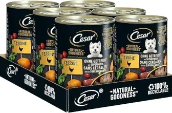 Cesar Adult Hundenassfutter Natural Goodness – reich an Huhn (6 Dosen 6x400g) ab 9,08 € inkl. Prime-Versand (statt 14,98 €)