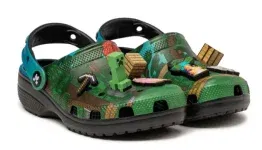 Crocs X Minecraft Classic Clog Kids Sneaker