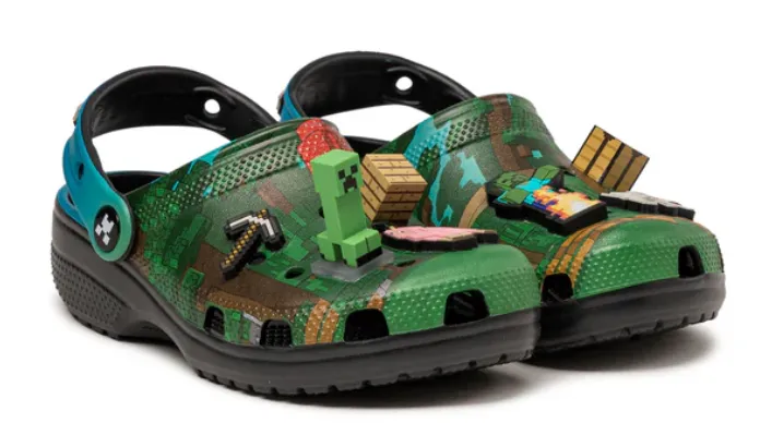 Crocs X Minecraft Classic Clog Kids Sneaker