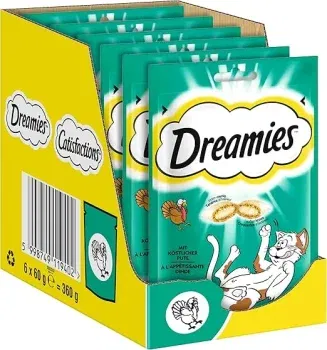 DREAMIES Katzensnacks - mit Pute (6x60g) ab 5,23 € inkl. Prime-Versand (statt 8,79 €)