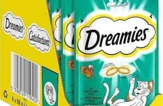 DREAMIES Katzensnacks - mit Pute (6x60g) ab 5,23 € inkl. Prime-Versand (statt 8,79 €)