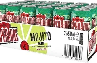 Desperados Mojito Dose (Biermischgetränk Einweg (24 x 0.5 l)) ab 31,06 € inkl. Prime-Versand zzgl. Pfand (statt 52,56 €)