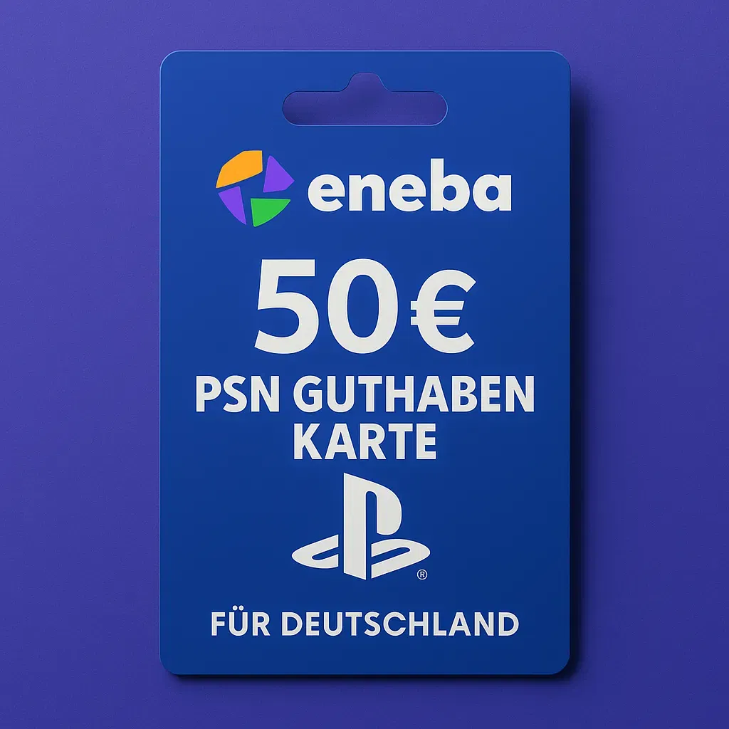 Eneba: 50 € PSN Guthaben Karte für 40,69 € inkl. Servicegebühren  🎮