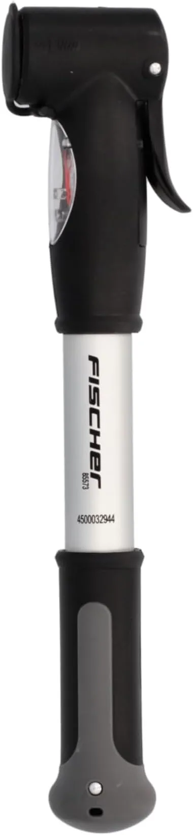 Fischer Mini Luftpumpe Mit Manometer Doppelhub Technik Fuer Alle Ventile Av Dv Sv Duokopf Aus Aluminium Extrem Kompakt
