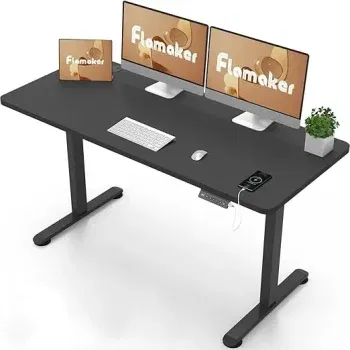 Flamaker Höhenverstellbarer Schreibtisch Ganze Tischplatte (140 x 60 cm) für 103,65 € inkl. Versand (statt 143,65 €)