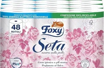 Foxy Seide Toilettenpapier (48 Rollen 200 Abrisse pro Rolle 2-lagig) für 15,51 € inkl. Prime-Versand (statt 24,16 €)