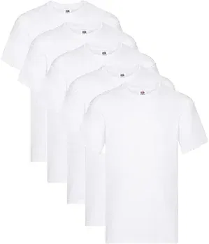Fruit of the Loom Herren Original T. T-Shirt (5er Pack) für 13,22 € inkl. Prime-Versand (statt 17,00 €)