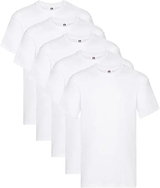 Schnäppchen, Deals Und Rabattcodes Des Tages: Fruit Of The Loom Herren Original T-Shirt 5Er Pack