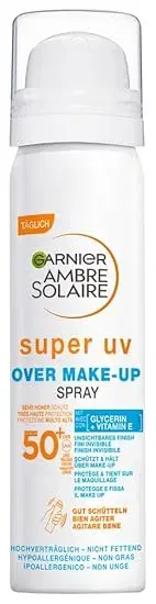 Schnäppchen, Deals Und Rabattcodes Des Tages - Garnier Ambre Solaire Super Uv Over Make-Up Spray Lsf 50