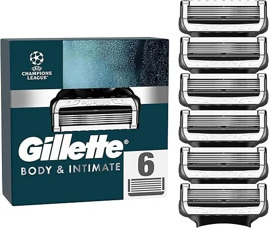 Gillette Intimate Ersatzklingen 6 Stueck