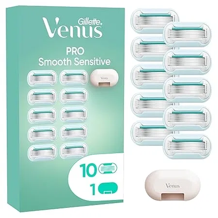 Gillette Venus Pro Smooth Sensitive 10 Ersatzklingen für 27,99 € inkl. Prime-Versand (statt 36,99 €)
