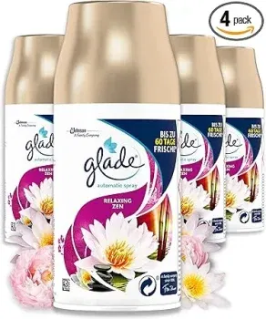 Glade (Brise) Automatic Spray Nachfüller Raumduft Relaxing Zen 4er Pack 4 x 269 ml - 15,18 € inkl. Prime-Versand statt 21,96 €