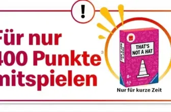 Gratis-Spiel bei McDonald's: THAT'S NOT A HAT von Ravensburger für 400 Punkte sichern 🎩