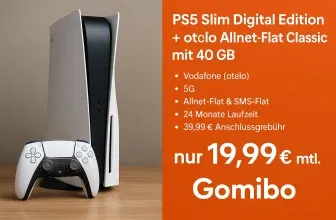 🤯 Gratis PS5 + 40GB otelo Allnet-Flat Classic mit 5G für 19,99€ mtl
