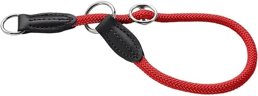 Hunter Freestyle Dressurhalsung Hundehalsband Zugstopper Robust Wetterfest 40 S M Rot