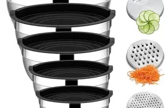 HaWare Rührschüssel 5er Edelstahlset (4,5L, 2,7L, 1,5L, 1,2L und 0,7L) für 17,59 € inkl. Prime-Versand (statt 22,00 €)
