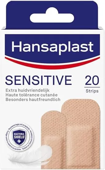 Hansaplast Sensitive Hautton Pflaster Light 20 Strips Hautfreundliche Und Hypoallergene Wundpflaster Mit Bacteria Shield Sicherer Klebkraft Schmerzlos Zu Entfernende Pflaster