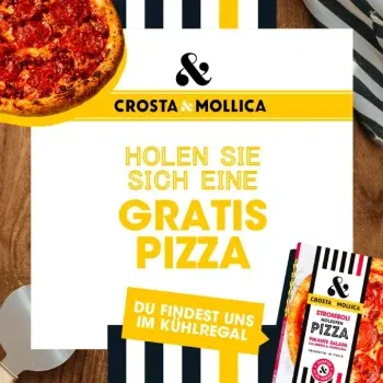 Crosta & Mollica Cashback-Deal: Jetzt Pizza genießen & bis zu 6 € zurückholen!