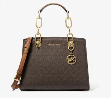 Schnäppchen, Deals Und Rabattcodes Des Tages: Henkeltasche Cynthia Small Mit Signature Logomuster Von Michael Kors