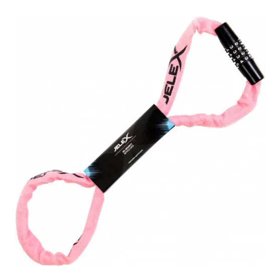 JELEX Dr.Security Fahrradschloss (rosa) für 8,28 € inkl. Versand