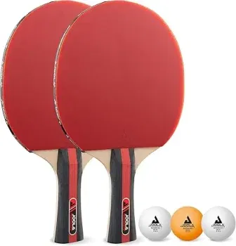 JOOLA Tischtennis Set Rosskopf (2 Tischtennisschläger + 3 Tischtennisbälle) für 10,26 € inkl. Prime-Versand