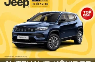 Jeep Compass Altitude MY25 mit 130 PS für 179,00 € / Monat + 1.199,00 € einmalig – LF 0,45 (Privatkunden)
