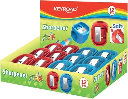 Schnäppchen, Deals Und Rabattcodes Des Tages: Keyroad Ergonomischer Anspitzer Aus Kunststoff Und Stahl Für Bleistifte Und Buntstifte