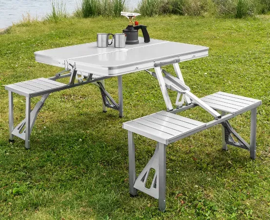 Klappmoebel Set Outdoor Camping Klapptisch Tischset