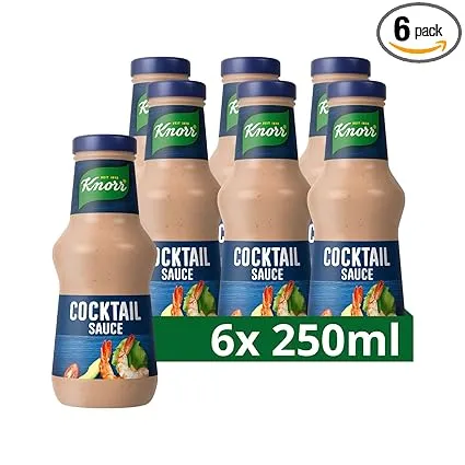 Knorr Cocktail Sauce feine und besonders cremige Grillsauce ohne geschmacksverstaerkende Zusatzstoffe und kuenstliche Farbstoffe 6x 250 ml Schnäppchen, Deals Und Rabattcodes Des Tages - Knorr Cocktail Sauce 6X 250 Ml