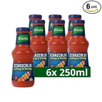 Knorr Schlemmersauce Schaschlik (6 x 250 ml) ab 7,51 € inkl. Prime-Versand