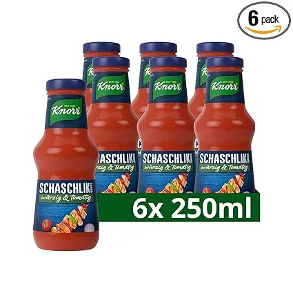 Knorr Schlemmersauce Schaschlik 6Er Pack 6 X 250 Ml