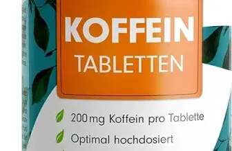 Koffeintabletten 365x - 200 mg Koffein pro Tablette - optimal hochdosiert ab 5,70 € inkl. Prime-Versand (statt 10,00 €)