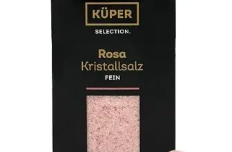 Küper Selection 1000g Kristallsalz rosa fein (Speisesalz zum Würzen und Verfeinern – 100% natürliches Salz) ab 4,49 € inkl. Prime-Versand (statt 6,49 €)