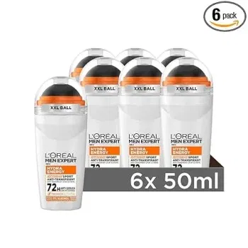L'Oréal Men Expert 72H Deoroller für Männer Hydra Energy Extreme Sport (6 x 50 ml) ab 11,58 € inkl. Prime-Versand (statt 17,94 €)
