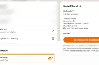 Schnell? 🍟 8€ Rabatt bei 10€ [Lieferando / McDonald's]