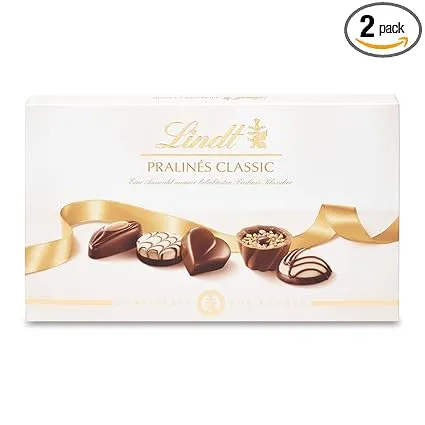 Lindt Schokolade Pralinen Fuer Kenner Classic 2 X 125 G Pralines Schachtel Mit 12 Pralinen In 7 Koestlichen Sorten Mit Und Ohne Alkohol Pralinengeschenk Schokoladengeschenk