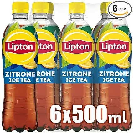Lipton Ice Tea Zitrone (Eistee mit Zitronen Geschmack EINWEG (6 x 0.5 l)) ab 5,03 € inkl. Prime-Versand zzgl. Pfand (statt 7,14 €)