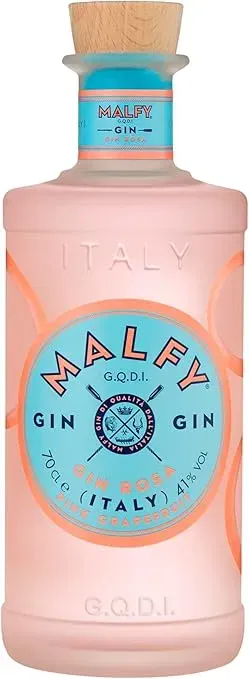 Malfy Gin Rosa (Super Premium Gin aus Italien mit Pink Grapefruit und Rhabarber – 41 % Vol – 1 x 07L) ab 20,80 € inkl. Prime-Versand (statt 27,80 €)