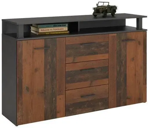 Schnäppchen, Deals Und Rabattcodes Des Tages - Moemax Sideboard Montana In Anthrazit/Dunkelbraun