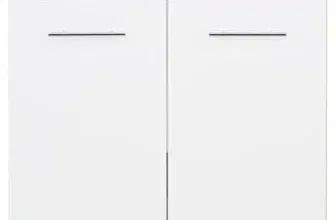 Mömax Waschbeckenunterschrank in Weiß/Eichefarben für 58,86 € inkl. Versand (42,91 € bei Abholung) (statt 117,99 €)